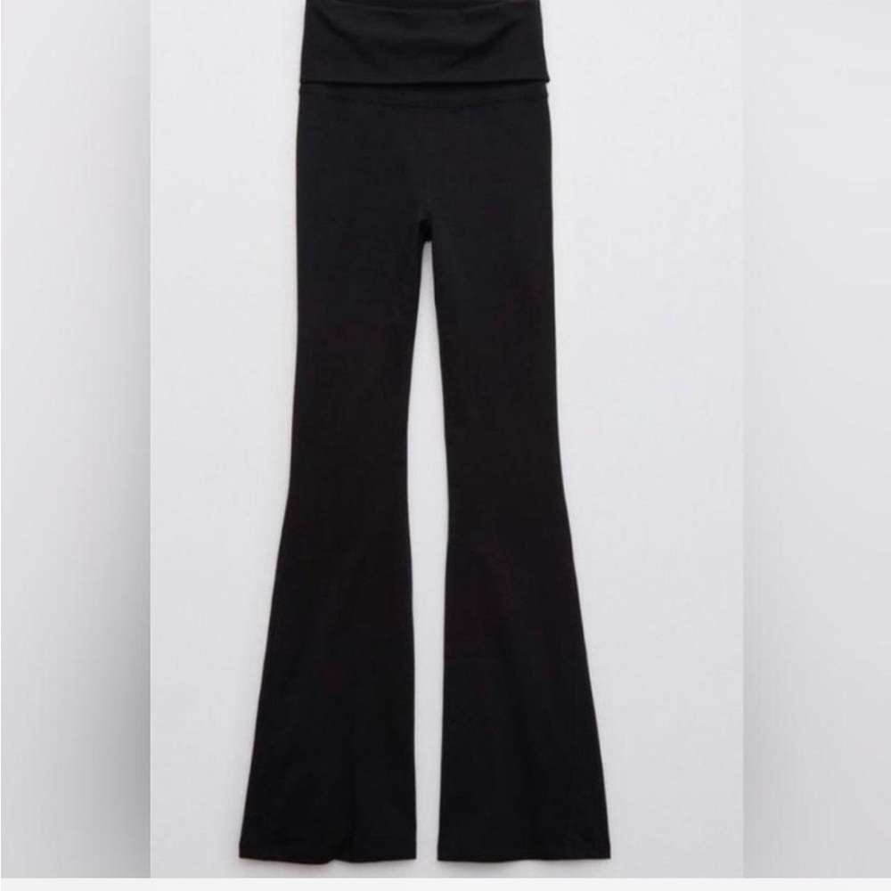 Aerie fold over super flares - size S LONG